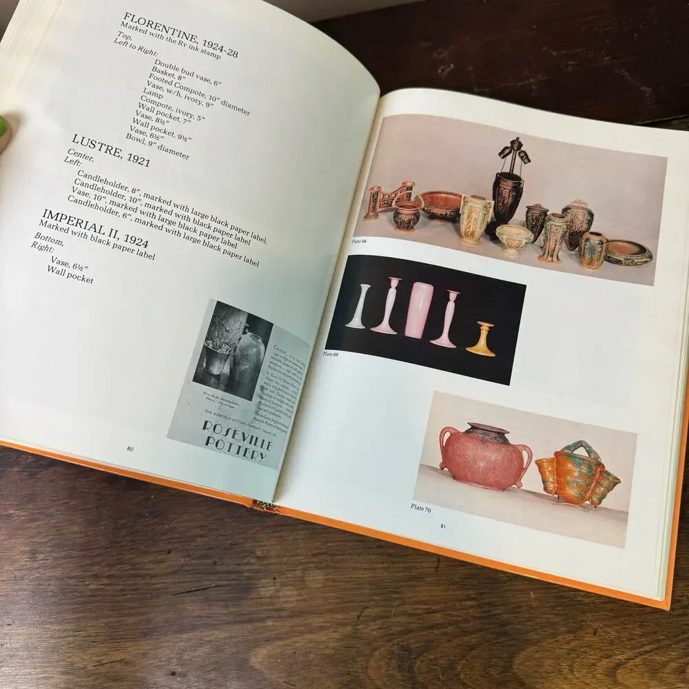 The Collectors‎ Encyclopedia of Roseville Pottery Huxford Antique Reference Book